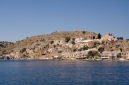 At the entrance to Symi Harbour