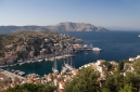 Symi harbour, Gialos, from above
