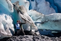Frances and Michael at the Melimoyu Glacier
