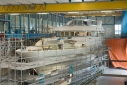 Hull number 798, a 68m traditional style Feadship under construction in Royal Van Lent