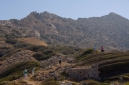 Climbing up the ruins of Knidos