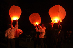 Chinese Lanterns Mistaken for Ships in Distress