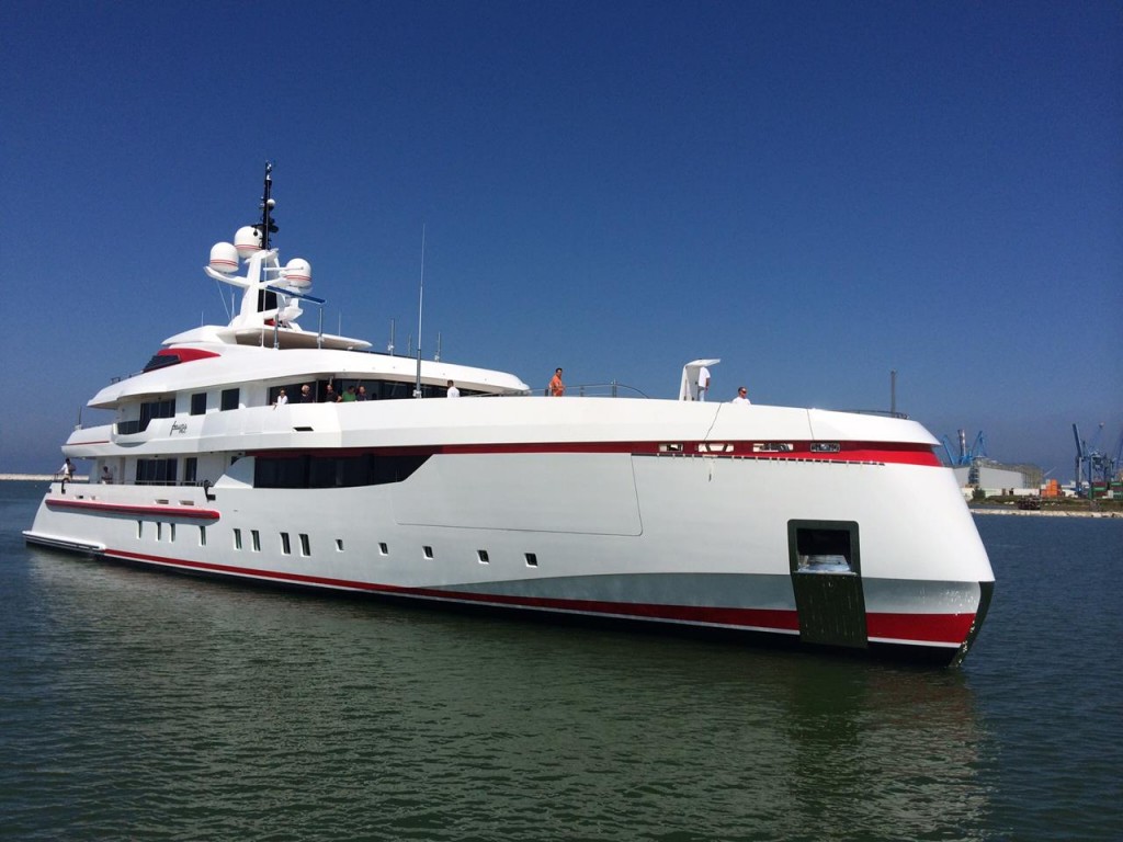 The 54m ISA superyacht Forever One Delivered to Satisfied Owners