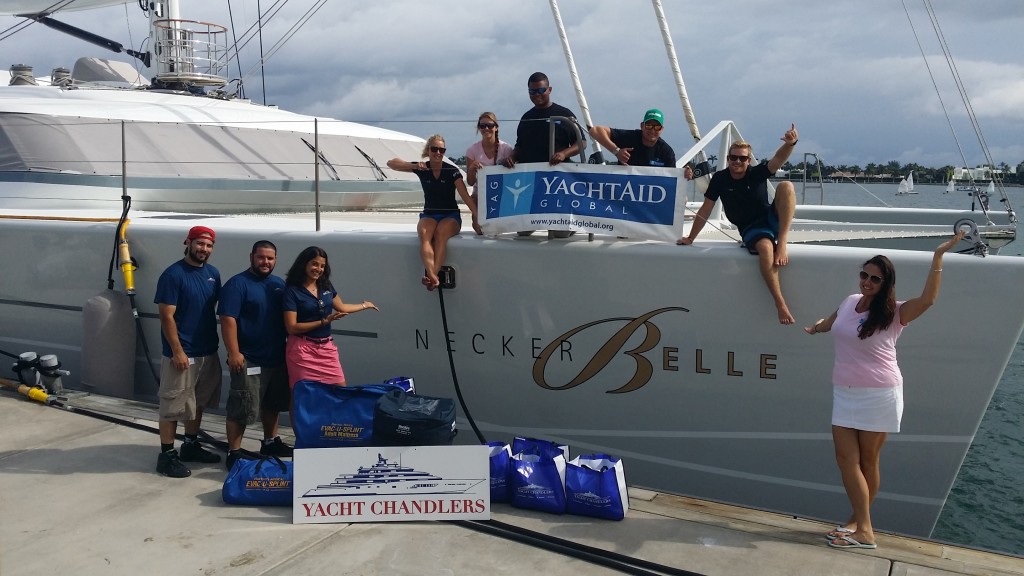 Richard Bransons Necker Belle Delivers Aid to Stricken Islanders