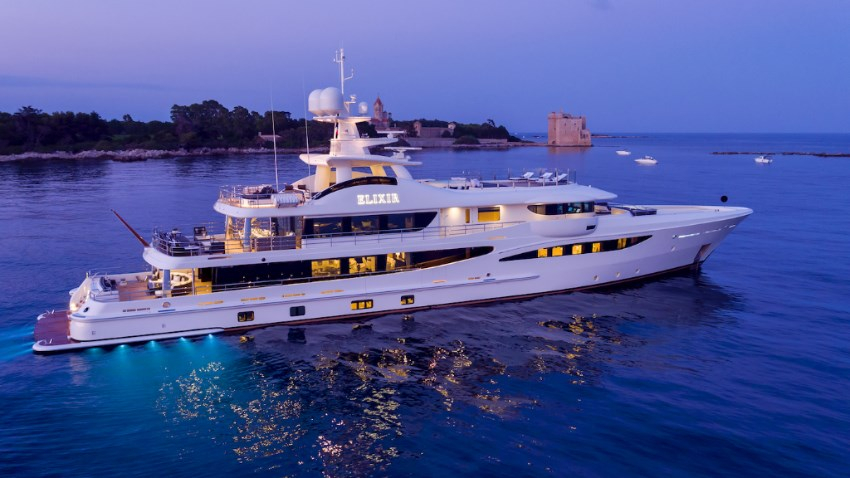 New Amels yacht Elixir on show in Monaco