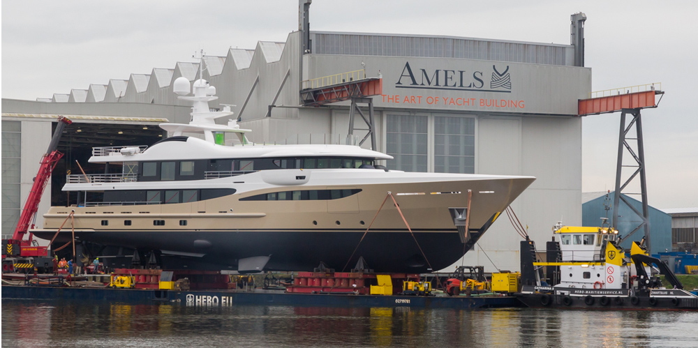 55-metre Lili Launches at Amels