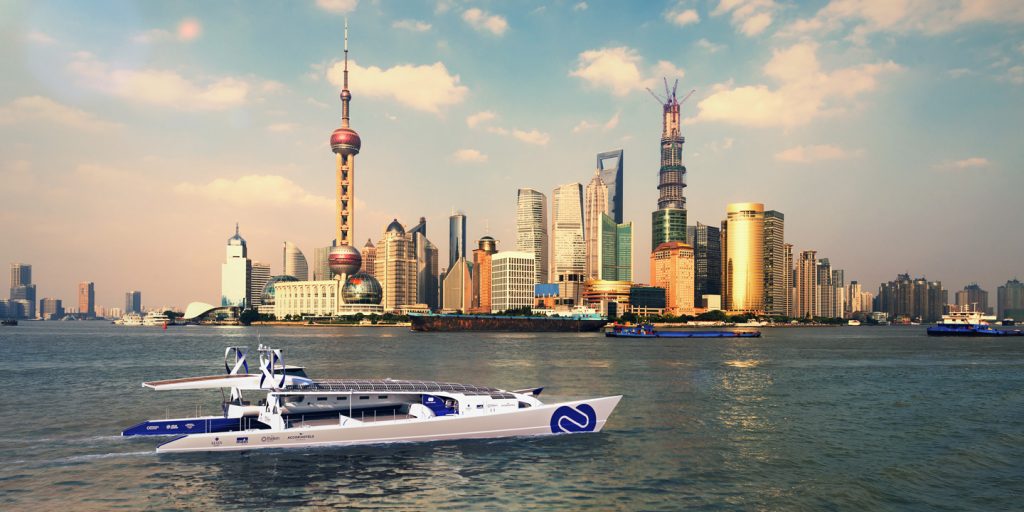 Hydrogen Powered Vessel to Sail Around the World