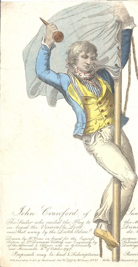 Where are the Colours Jack Nailed to the Mast?