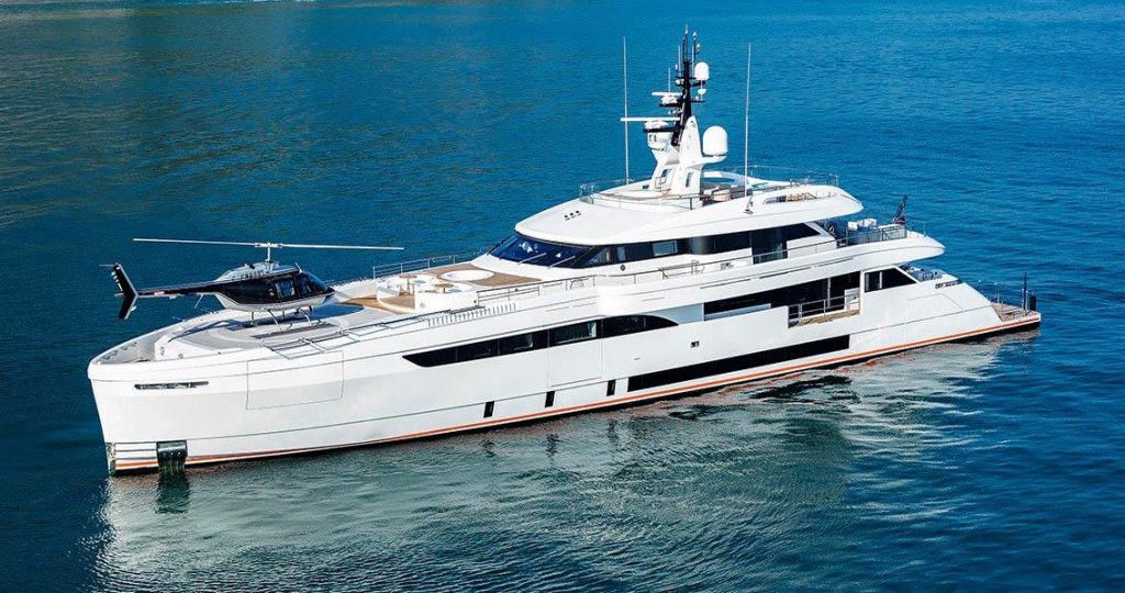 Cecilia is berthed at Quai Lucciana L03