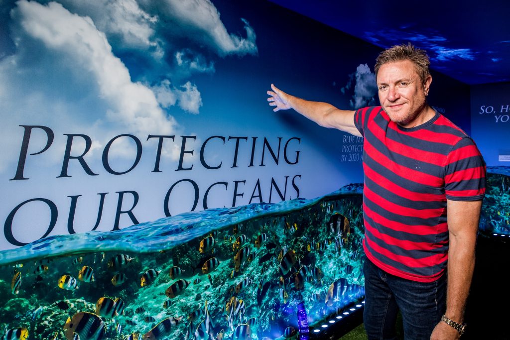 Simon Le Bon officially opens Sunseeker stand at Southampton Boat Show