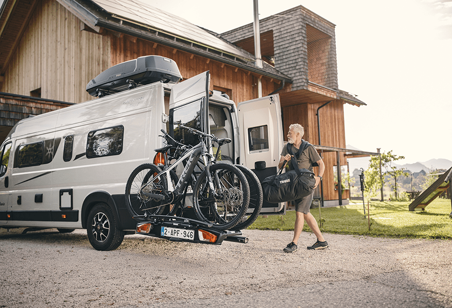 VeloSwing – an e-bike carrying solution for campervans.