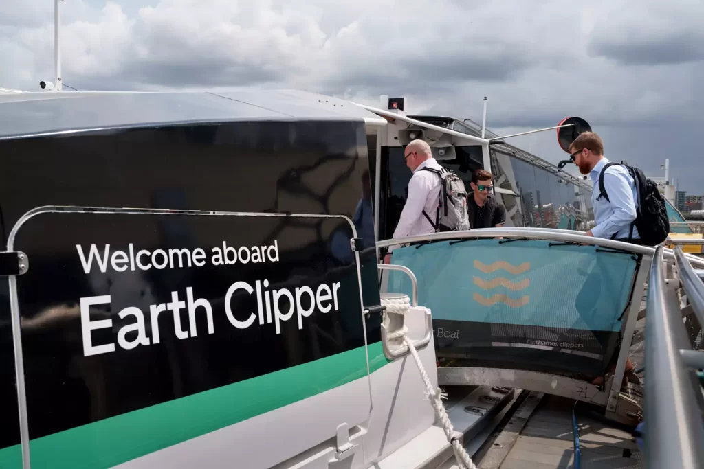 Barring the Hybrid high-speed passenger ferry in London 