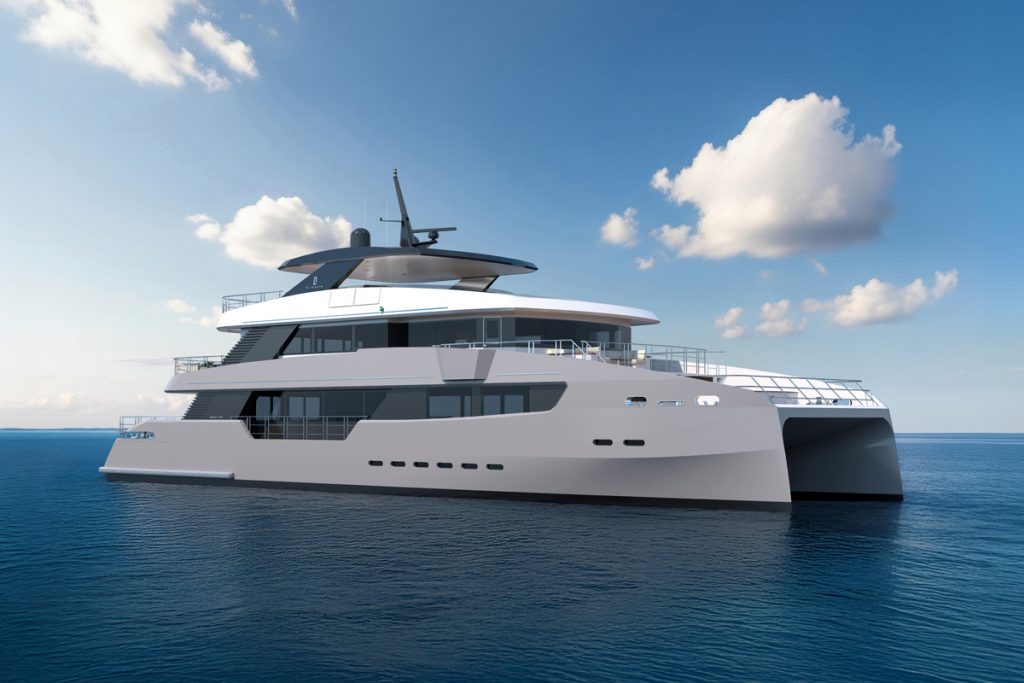 CL Yachts Launches First Tri-Deck Catamaran