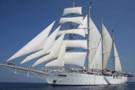 Royal Clipper Sets Sail for the Spotlight