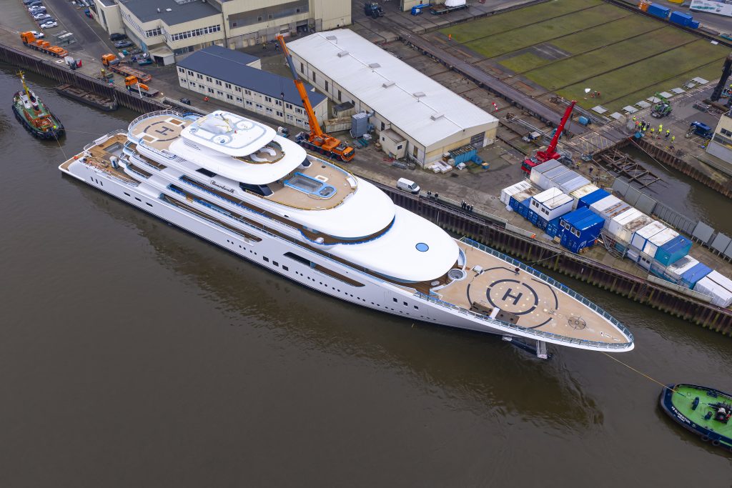 Family-Focused Superyacht Enters the Water