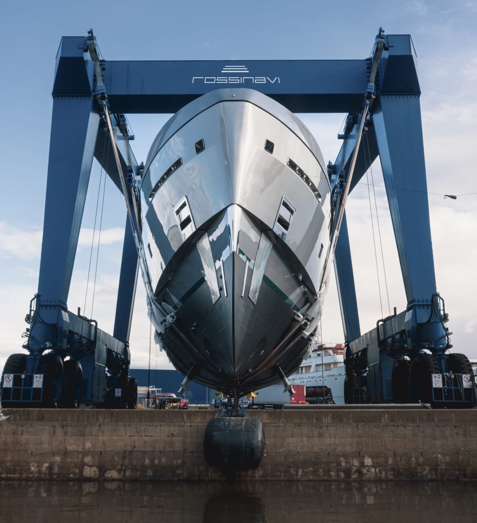 Rossinavi Launches New Fast-Displacement Superyacht