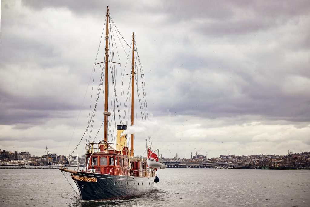 Historic Steam Yacht Cangarda Relaunched