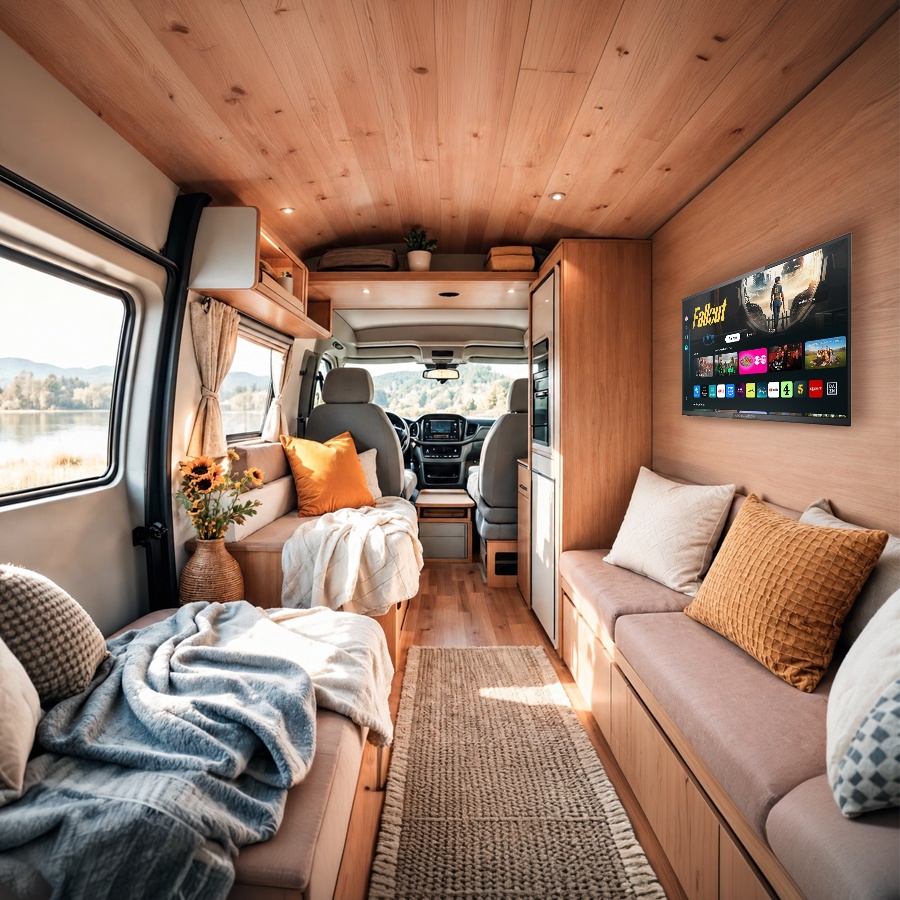 Mitchell & Brown Launches 32in Smart Travel TV for Campervans
